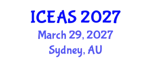 International Conference on English and American Studies (ICEAS) March 29, 2027 - Sydney, Australia