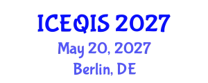 International Conference on Engineering and Quantum Information Sciences (ICEQIS) May 20, 2027 - Berlin, Germany