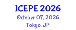 International Conference on Electrical and Power Engineering (ICEPE) October 07, 2026 - Tokyo, Japan