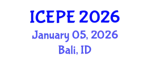 International Conference on Electrical and Power Engineering (ICEPE) January 05, 2026 - Bali, Indonesia