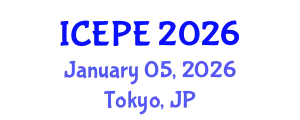 International Conference on Electrical and Power Engineering (ICEPE) January 05, 2026 - Tokyo, Japan
