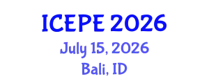 International Conference on Electrical and Power Engineering (ICEPE) July 15, 2026 - Bali, Indonesia