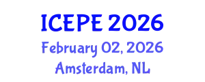 International Conference on Electrical and Power Engineering (ICEPE) February 02, 2026 - Amsterdam, Netherlands