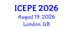 International Conference on Electrical and Power Engineering (ICEPE) August 19, 2026 - London, United Kingdom