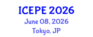 International Conference on Electrical and Power Engineering (ICEPE) June 08, 2026 - Tokyo, Japan