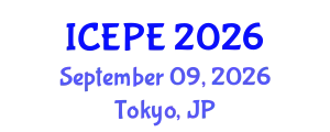 International Conference on Electrical and Power Engineering (ICEPE) September 09, 2026 - Tokyo, Japan