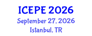 International Conference on Electrical and Power Engineering (ICEPE) September 27, 2026 - Istanbul, Turkey
