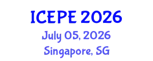 International Conference on Electrical and Power Engineering (ICEPE) July 05, 2026 - Singapore, Singapore