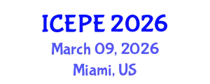 International Conference on Electrical and Power Engineering (ICEPE) March 09, 2026 - Miami, United States