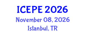 International Conference on Electrical and Power Engineering (ICEPE) November 08, 2026 - Istanbul, Turkey