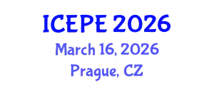International Conference on Electrical and Power Engineering (ICEPE) March 16, 2026 - Prague, Czechia