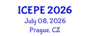 International Conference on Electrical and Power Engineering (ICEPE) July 08, 2026 - Prague, Czechia