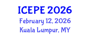 International Conference on Electrical and Power Engineering (ICEPE) February 12, 2026 - Kuala Lumpur, Malaysia