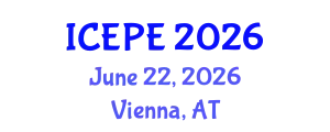 International Conference on Electrical and Power Engineering (ICEPE) June 22, 2026 - Vienna, Austria