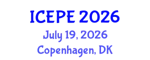 International Conference on Electrical and Power Engineering (ICEPE) July 19, 2026 - Copenhagen, Denmark