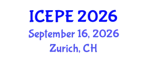 International Conference on Electrical and Power Engineering (ICEPE) September 16, 2026 - Zurich, Switzerland