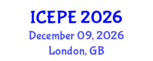 International Conference on Electrical and Power Engineering (ICEPE) December 09, 2026 - London, United Kingdom