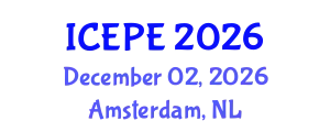 International Conference on Electrical and Power Engineering (ICEPE) December 02, 2026 - Amsterdam, Netherlands