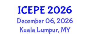 International Conference on Electrical and Power Engineering (ICEPE) December 06, 2026 - Kuala Lumpur, Malaysia