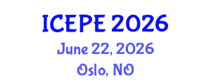 International Conference on Electrical and Power Engineering (ICEPE) June 22, 2026 - Oslo, Norway
