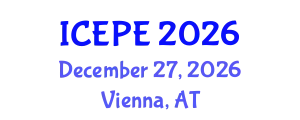 International Conference on Electrical and Power Engineering (ICEPE) December 27, 2026 - Vienna, Austria