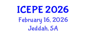 International Conference on Electrical and Power Engineering (ICEPE) February 16, 2026 - Jeddah, Saudi Arabia