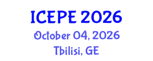 International Conference on Electrical and Power Engineering (ICEPE) October 04, 2026 - Tbilisi, Georgia