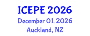 International Conference on Electrical and Power Engineering (ICEPE) December 01, 2026 - Auckland, New Zealand