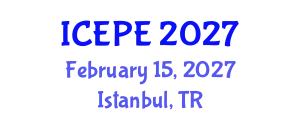 International Conference on Electrical and Power Engineering (ICEPE) February 15, 2027 - Istanbul, Turkey