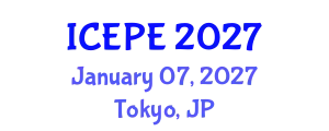International Conference on Electrical and Power Engineering (ICEPE) January 07, 2027 - Tokyo, Japan