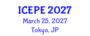 International Conference on Electrical and Power Engineering (ICEPE) March 25, 2027 - Tokyo, Japan