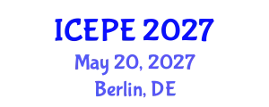 International Conference on Electrical and Power Engineering (ICEPE) May 20, 2027 - Berlin, Germany