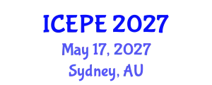 International Conference on Electrical and Power Engineering (ICEPE) May 17, 2027 - Sydney, Australia