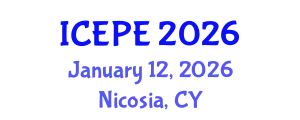 International Conference on Electrical and Power Engineering (ICEPE) January 12, 2026 - Nicosia, Cyprus