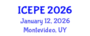 International Conference on Electrical and Power Engineering (ICEPE) January 12, 2026 - Montevideo, Uruguay