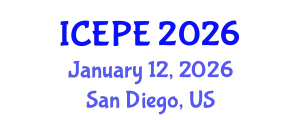 International Conference on Electrical and Power Engineering (ICEPE) January 12, 2026 - San Diego, United States