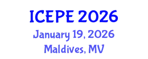 International Conference on Electrical and Power Engineering (ICEPE) January 19, 2026 - Maldives, Maldives