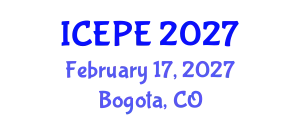 International Conference on Electrical and Power Engineering (ICEPE) February 17, 2027 - Bogota, Colombia