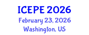 International Conference on Electrical and Power Engineering (ICEPE) February 23, 2026 - Washington, United States