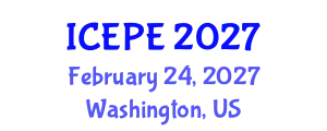 International Conference on Electrical and Power Engineering (ICEPE) February 24, 2027 - Washington, United States