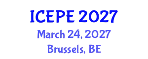 International Conference on Electrical and Power Engineering (ICEPE) March 24, 2027 - Brussels, Belgium