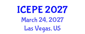 International Conference on Electrical and Power Engineering (ICEPE) March 24, 2027 - Las Vegas, United States