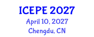International Conference on Electrical and Power Engineering (ICEPE) April 10, 2027 - Chengdu, China