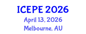 International Conference on Electrical and Power Engineering (ICEPE) April 13, 2026 - Melbourne, Australia