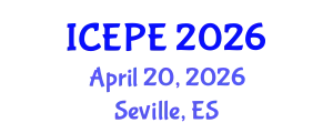 International Conference on Electrical and Power Engineering (ICEPE) April 20, 2026 - Seville, Spain