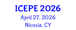 International Conference on Electrical and Power Engineering (ICEPE) April 27, 2026 - Nicosia, Cyprus