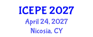 International Conference on Electrical and Power Engineering (ICEPE) April 24, 2027 - Nicosia, Cyprus