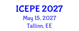 International Conference on Electrical and Power Engineering (ICEPE) May 15, 2027 - Tallinn, Estonia