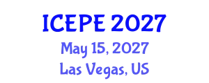 International Conference on Electrical and Power Engineering (ICEPE) May 15, 2027 - Las Vegas, United States