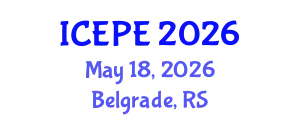International Conference on Electrical and Power Engineering (ICEPE) May 18, 2026 - Belgrade, Serbia